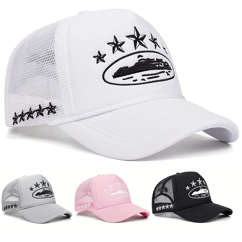Trucker Cap Mesh - قبعات بيسبول عصرية جديدة للجنسين بتصميم
