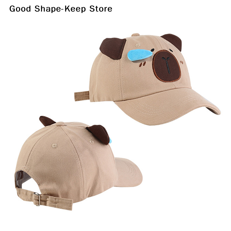 Golf Cap Dad - قبعة بيسبول مطرزة بتصميم الكابيبارا للزوجين،