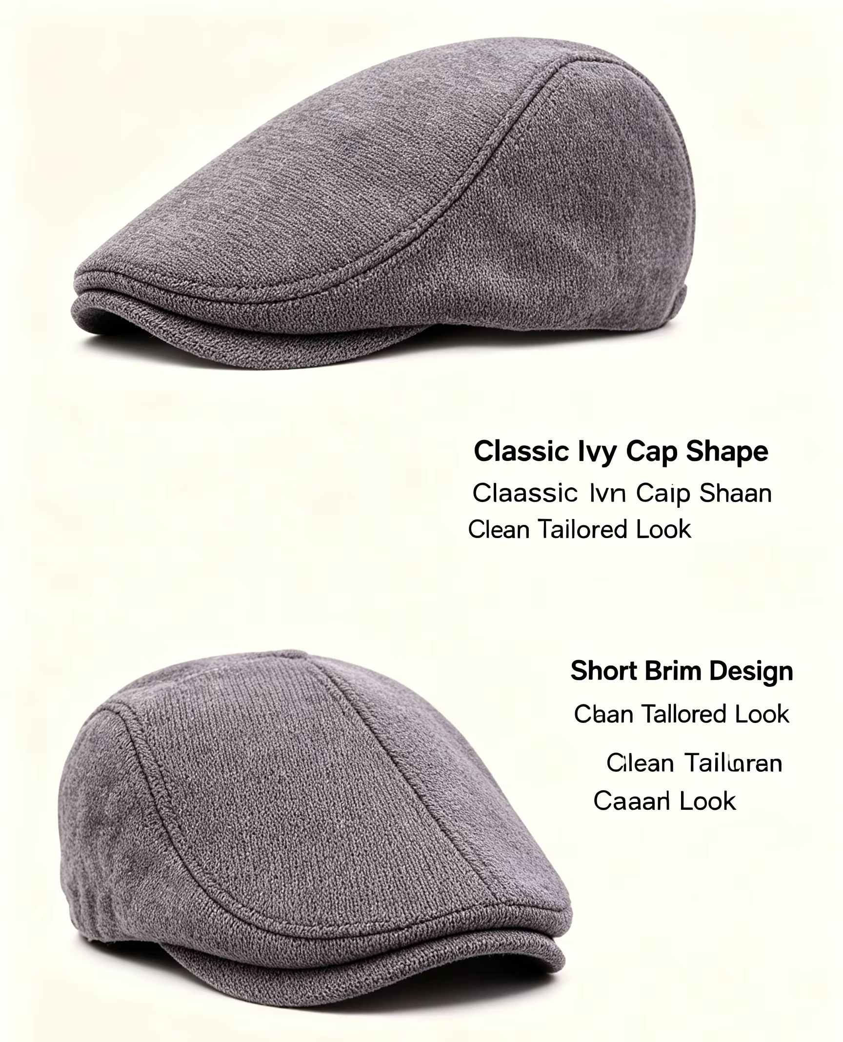 قبعات نيوس بوي كلاسيكية عتيقة  - مراجعة Newsboy Cap Ivy وسعره
