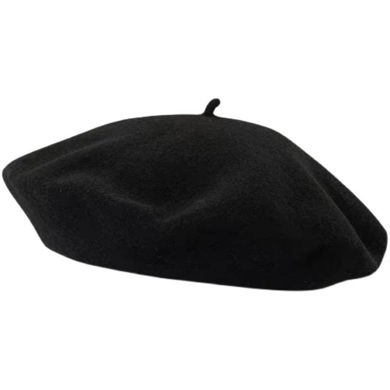 قبعة بيريه نسائية كلاسيكية من  - مراجعة Beret French Wool وسعره